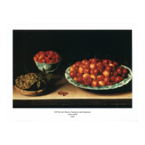 Louise Moillon Cherries Strawberries Gooseberries posters