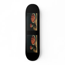 Louise Moillon Cherries Strawberries Gooseberries Custom Skate Board