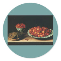 Louise Moillon Cherries Strawberries Gooseberries stickers