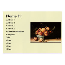 Louise Moillon's Bowl of Curacao Oranges (1634) Business Card Template