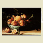 Louise Moillon's Bowl of Curacao Oranges (1634) cards