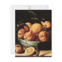 Louise Moillon's Bowl of Curacao Oranges (1634) invitations