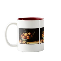 Louise Moillon's Bowl of Curacao Oranges (1634) mugs