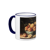 Louise Moillon's Bowl of Curacao Oranges (1634) mugs