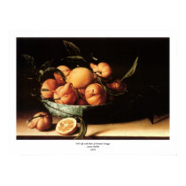 Louise Moillon's Bowl of Curacao Oranges (1634) posters