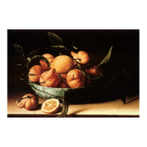 Louise Moillon's Bowl of Curacao Oranges (1634) posters