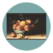 Louise Moillon's Bowl of Curacao Oranges (1634) stickers