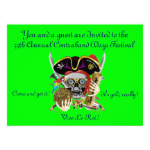 Louisiana 8.75" x 6.5"  Important Notes Below Personalized Invitations