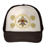 Louisiana Bicentennial Flor de lis View Hints Trucker Hat