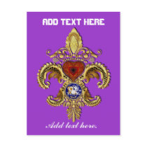 Louisiana Bicentennial Flor de lis View Hints Postcard