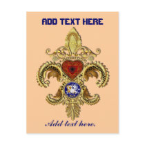 Louisiana Bicentennial Flor de lis View Hints Postcard