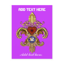 Louisiana Bicentennial Flor de lis View Hints Postcard