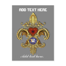 Louisiana Bicentennial Flor de lis View Hints Post Card