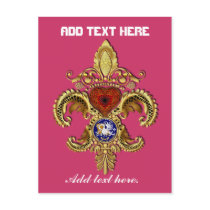 Louisiana Bicentennial Flor de lis View Hints Postcards