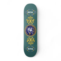 Louisiana Bicentennial Mardi Gras Logo View Hint Skate Board