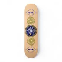 Louisiana Bicentennial Mardi Gras Logo View Hint Skate Board Deck