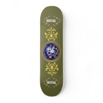 Louisiana Bicentennial Mardi Gras Logo View Hint Skate Decks