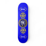 Louisiana Bicentennial Mardi Gras Logo View Hint Skate Decks