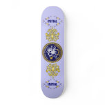 Louisiana Bicentennial Mardi Gras Logo View Hint Skate Decks