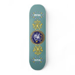 Louisiana Bicentennial Mardi Gras Logo View Hint Skate Decks