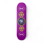 Louisiana Bicentennial Mardi Gras Logo View Hint Skate Boards
