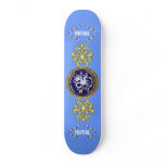 Louisiana Bicentennial Mardi Gras Logo View Hint Skate Boards