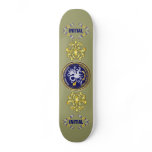 Louisiana Bicentennial Mardi Gras Logo View Hint Skateboard Decks