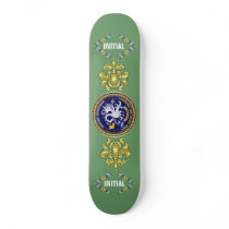Louisiana Bicentennial Mardi Gras Logo View Hint Skate Decks