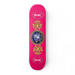 Louisiana Bicentennial Mardi Gras Logo View Hint Skateboard