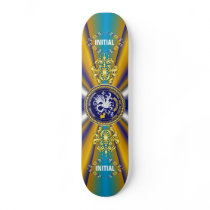 Louisiana Bicentennial Mardi Gras Logo View Hint Skateboard