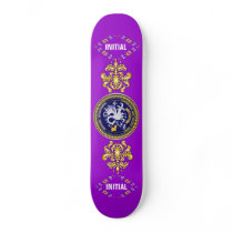 Louisiana Bicentennial Mardi Gras Logo View Hint Custom Skate Board