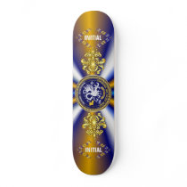 Louisiana Bicentennial Mardi Gras Logo View Hint Skateboard