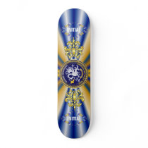 Louisiana Bicentennial Mardi Gras Logo View Hint Skateboard