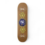 Louisiana Bicentennial Mardi Gras Logo View Hint Skateboard Deck