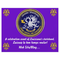Louisiana Bicentennial  Mardi Gras Party See Notes Custom Flyer