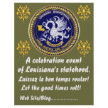Louisiana Bicentennial  Mardi Gras Party See Notes Flyers