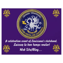 Louisiana Bicentennial  Mardi Gras Party See Notes Personalized Flyer
