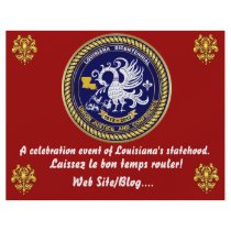 Louisiana Bicentennial  Mardi Gras Party See Notes Personalized Flyer