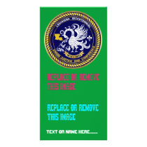 Louisiana Bicentennial Mardi Gras View Hints Customized Photo Card