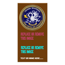 Louisiana Bicentennial Mardi Gras View Hints Customized Photo Card