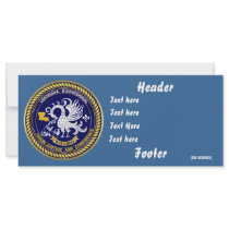 Louisiana Bicentennial Mardi Gras View Hints Custom Rack Cards