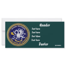 Louisiana Bicentennial Mardi Gras View Hints Rack Card Design