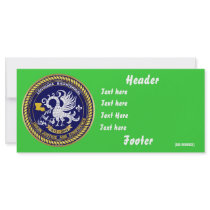 Louisiana Bicentennial Mardi Gras View Hints Rack Card Design