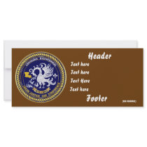 Louisiana Bicentennial Mardi Gras View Hints Personalized Rack Card
