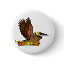 Louisiana Brown Pelican buttons