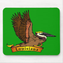 Louisiana Brown Pelican Mouse Mat