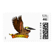 Louisiana Brown Pelican Stamps