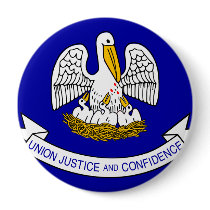 Louisiana, Canada buttons by bestflag Louisiana, Canada buttons