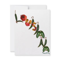 Louisiana Chili Peppers invitations