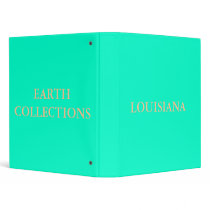 LOUISIANA EARTH COLLECTIONS BINDERS